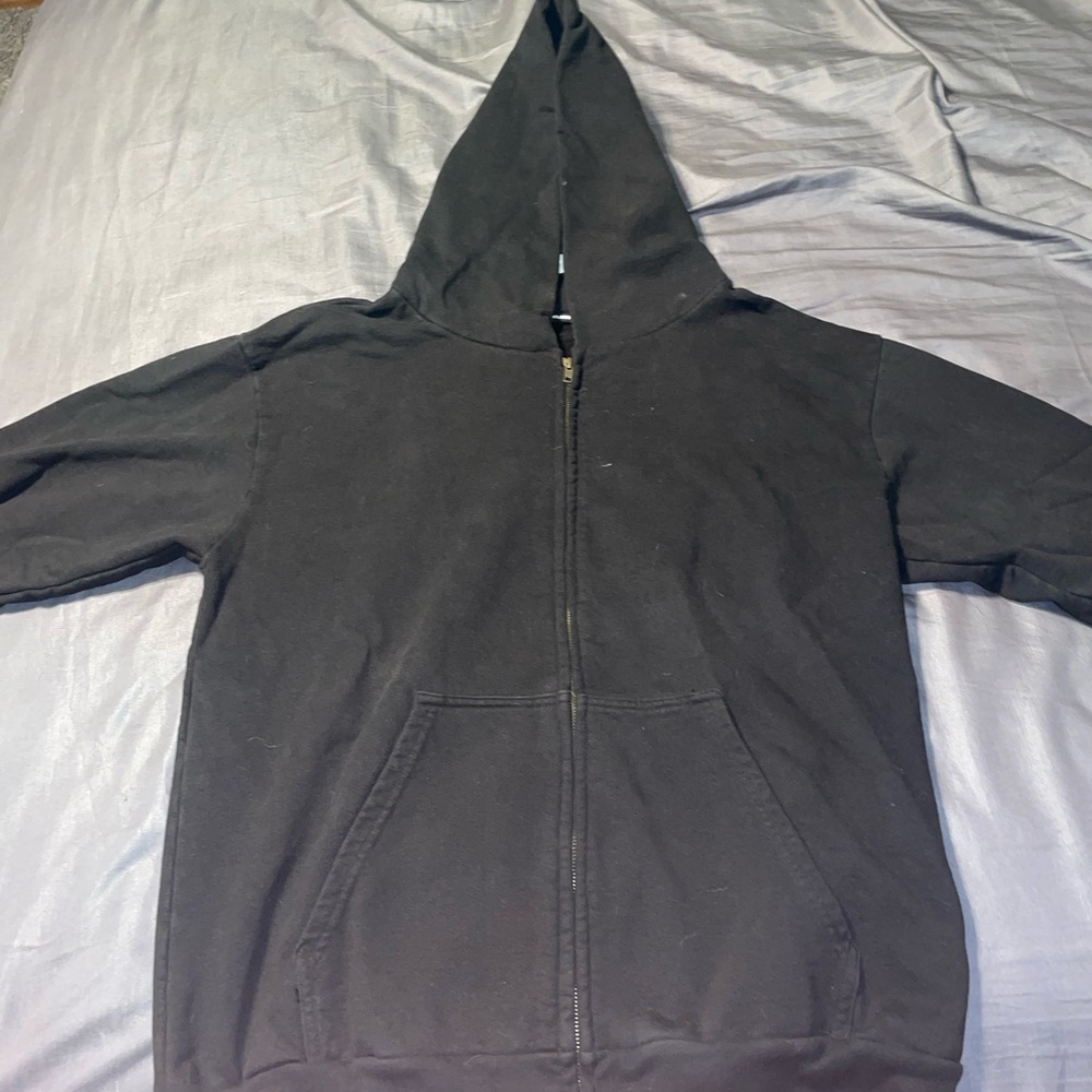 Talentless black zipper hoodie worn a few times and washed